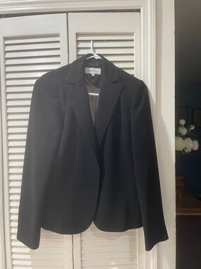 Calvin Klein Black Women's Single-Button Blazer